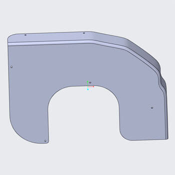 Vehicle Fender CAD Drawings