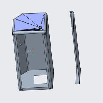 RV Bathroom Interior CAD Drawings